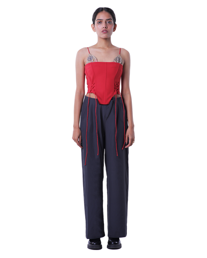 Bunny Ears Corset - Red