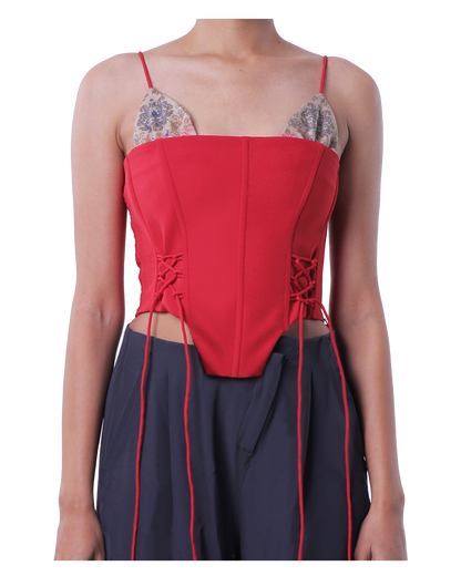 Bunny Ears Corset - Red