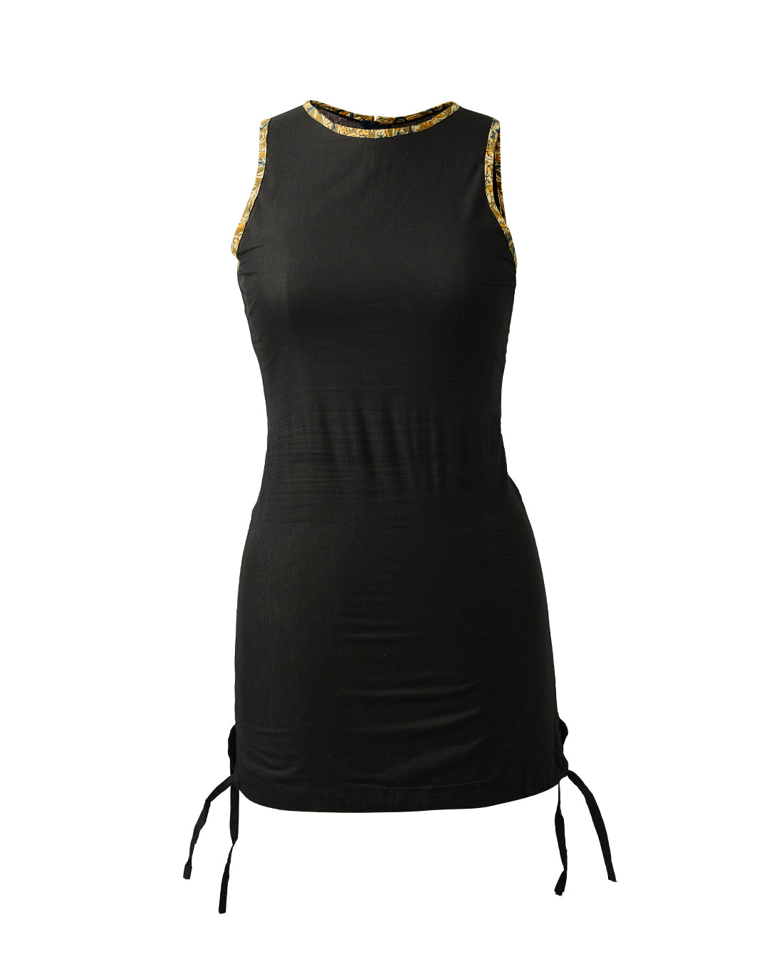 Tank Dress - Black with Rain