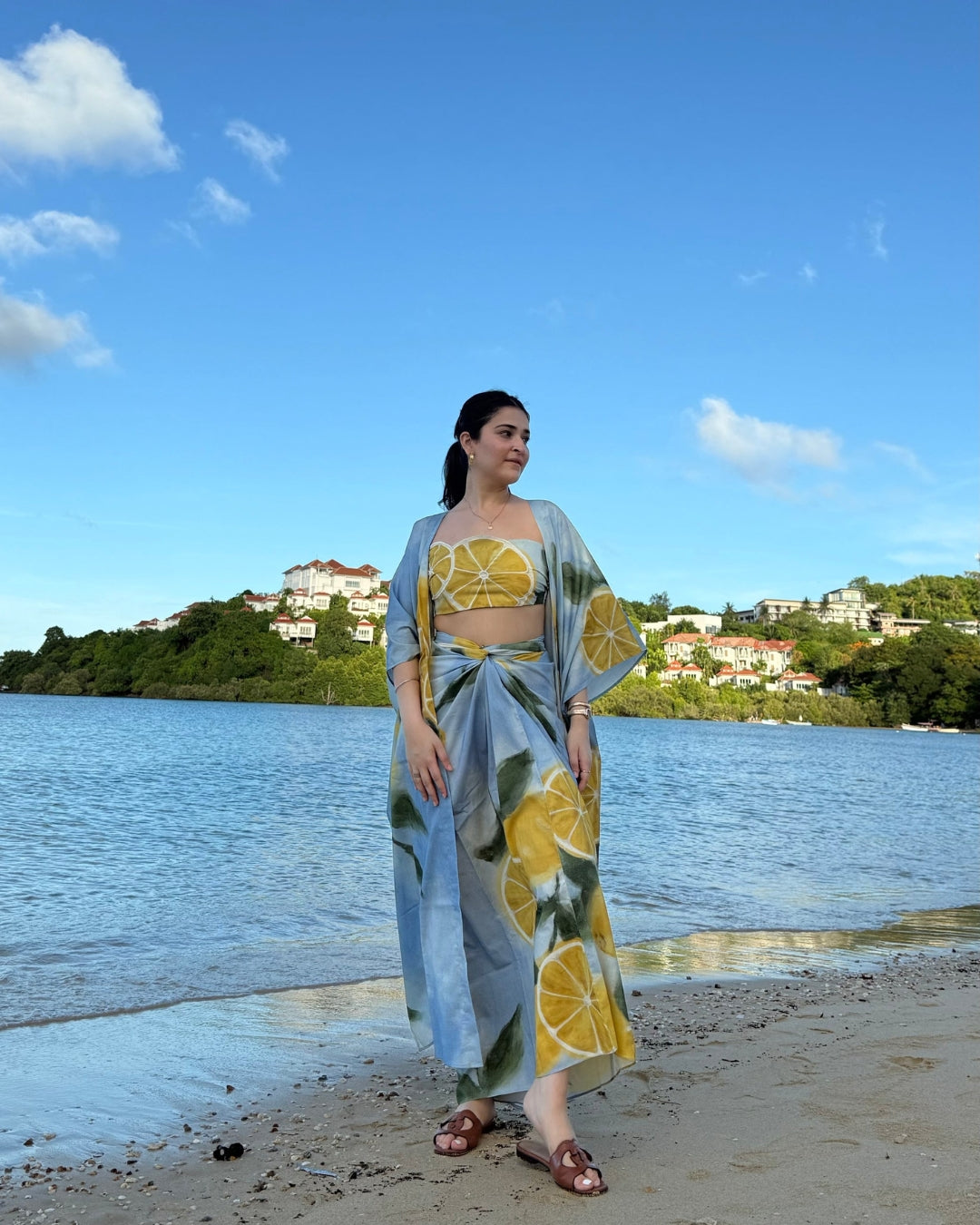 Sabbia Set in Limoncello Print