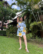 Sahara Set in Limoncello Print