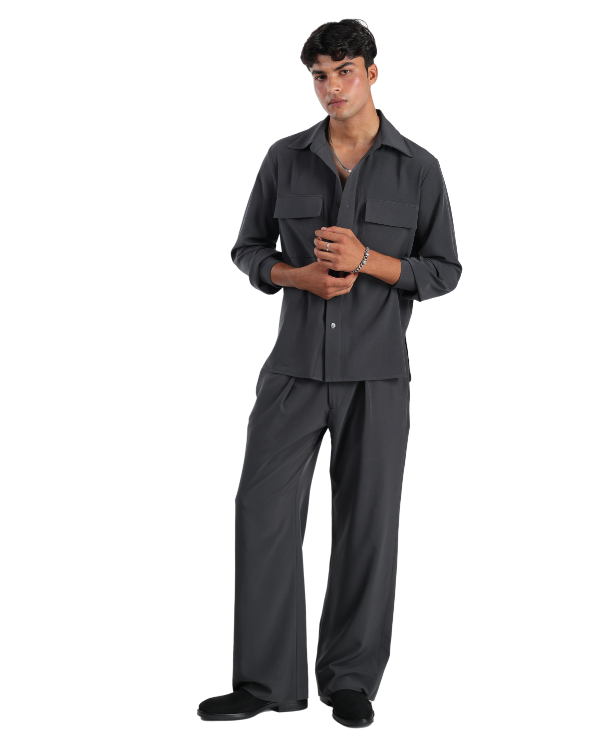 Shadow Co-Ord Set - Dark Grey