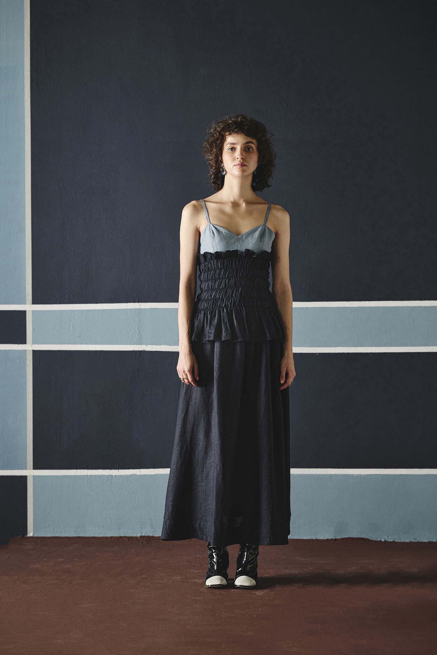 Dual Smocking Skirt Co-Ord