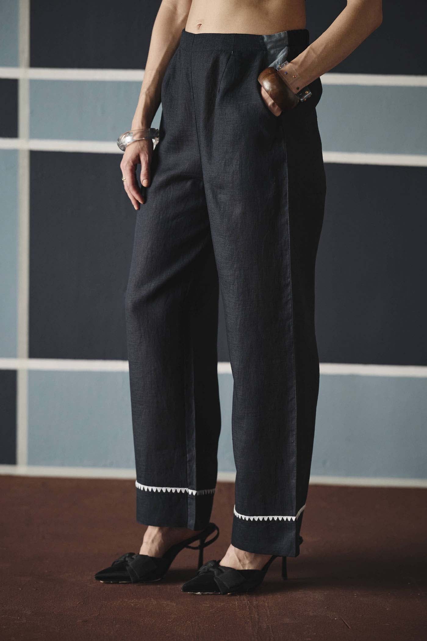 Eri Embroidered Pants