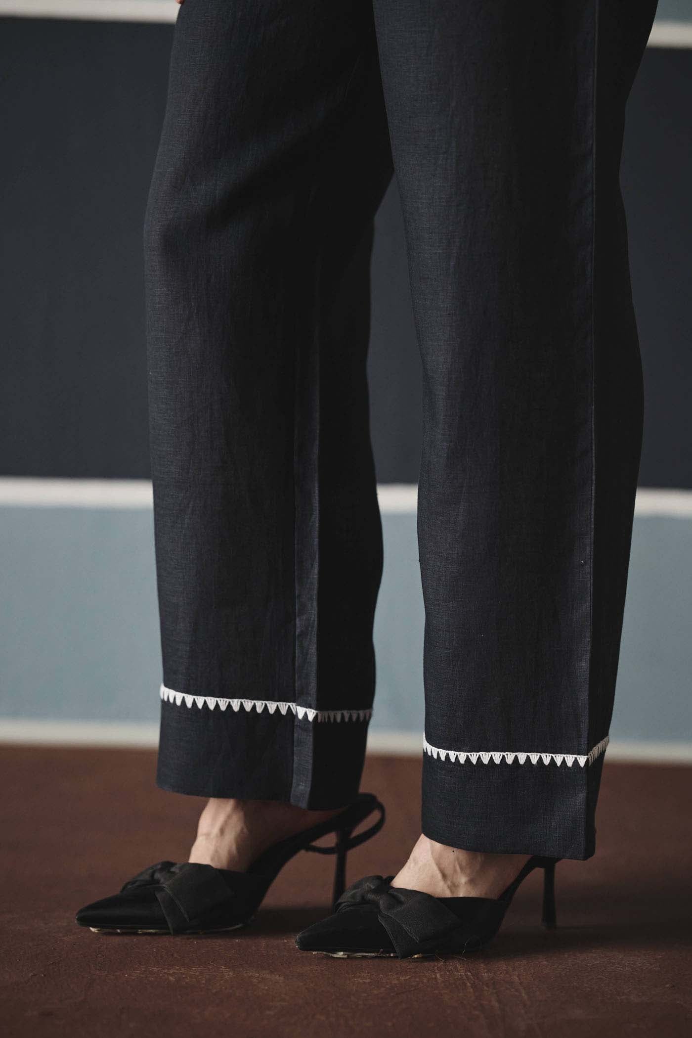 Eri Embroidered Pants