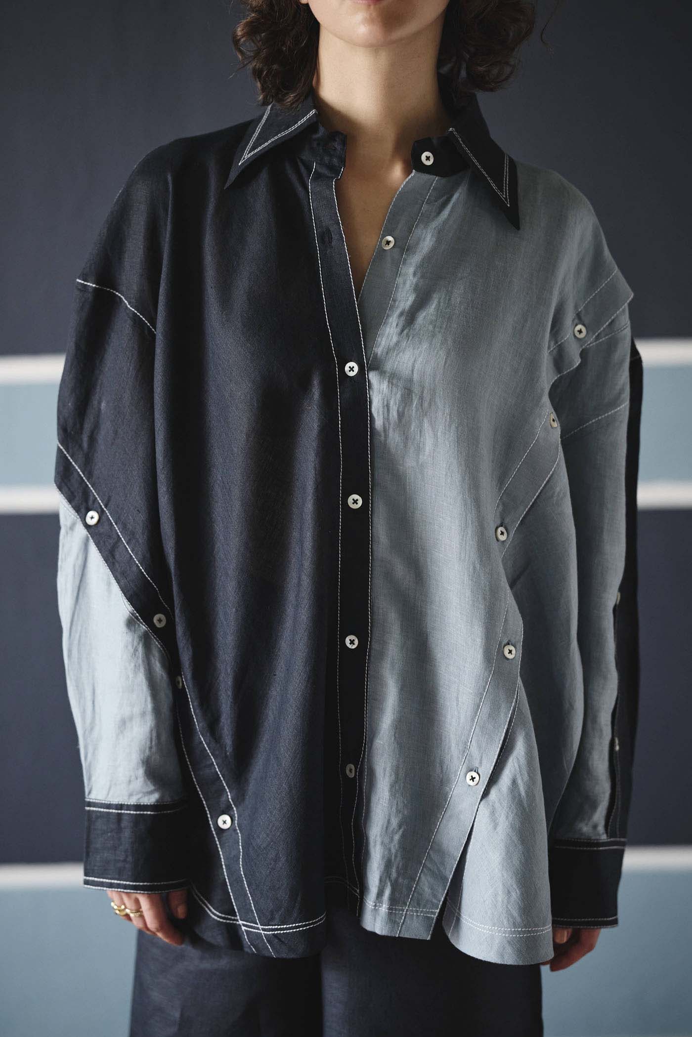 Kelly Bias Color Block Shirt