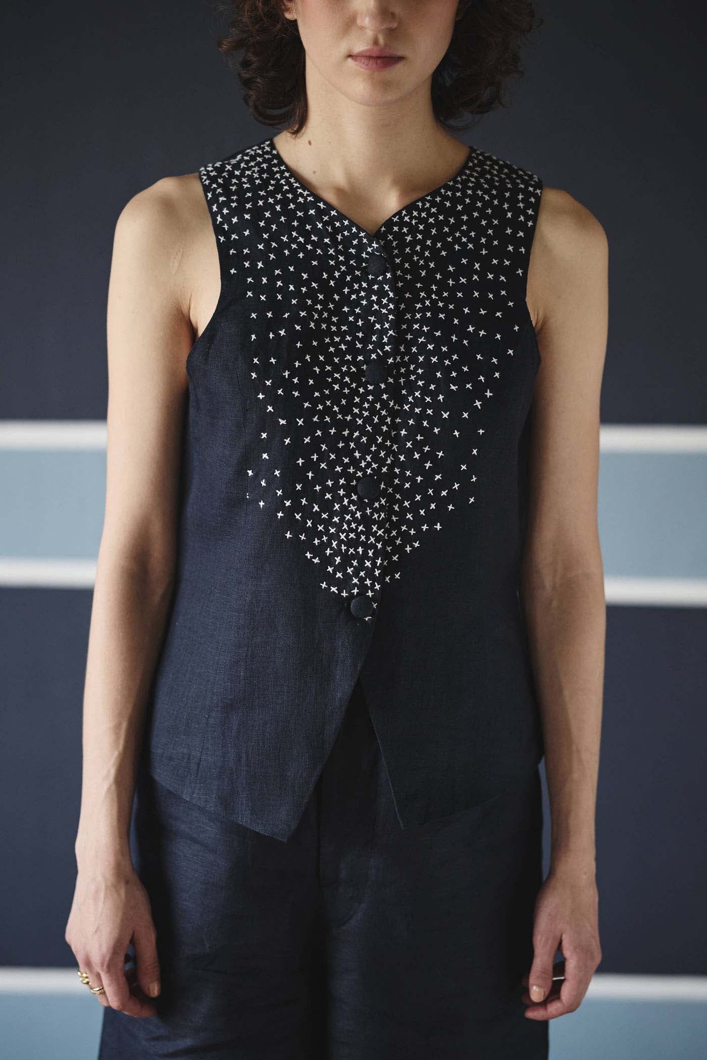 Azul Cross Vest