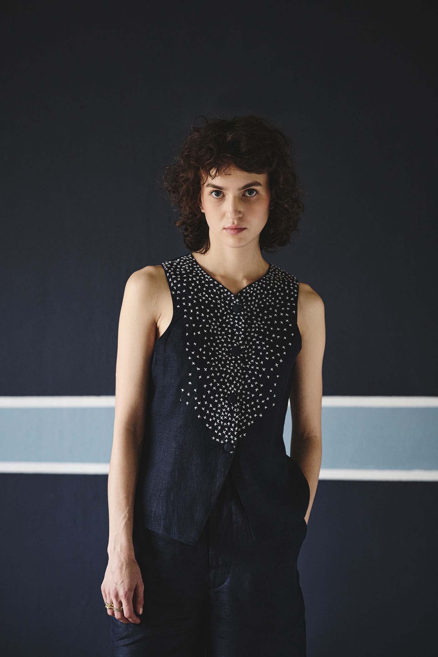 Azul Cross Vest