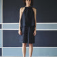 Noir Halter Tie-Up Top