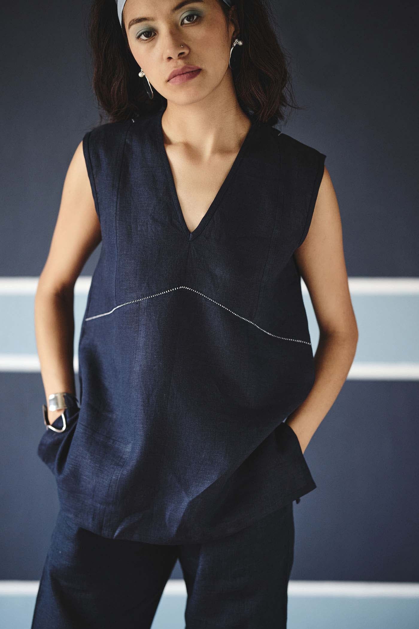 Roseline V-Neck Top