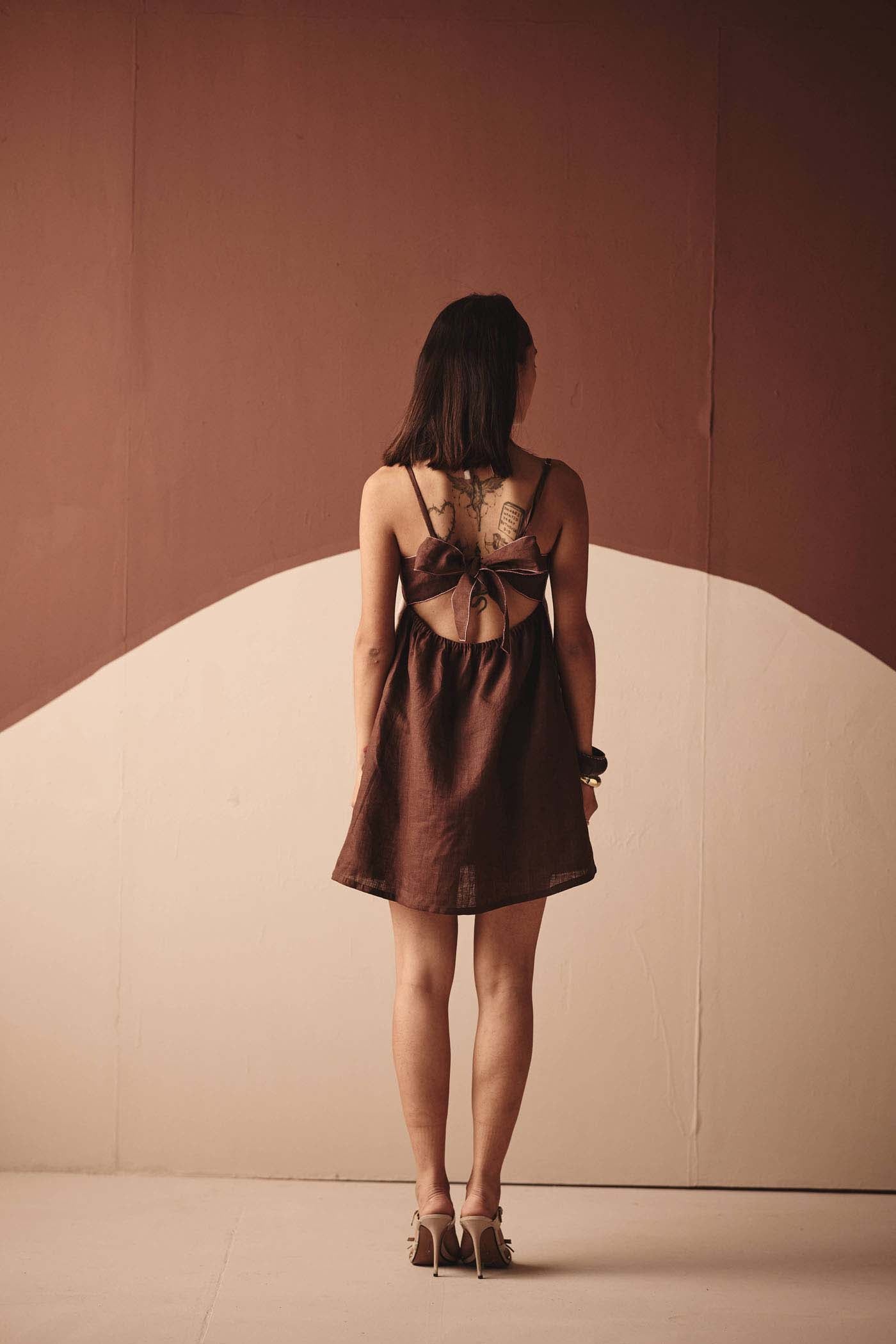 Zoe Tie-Up Dress