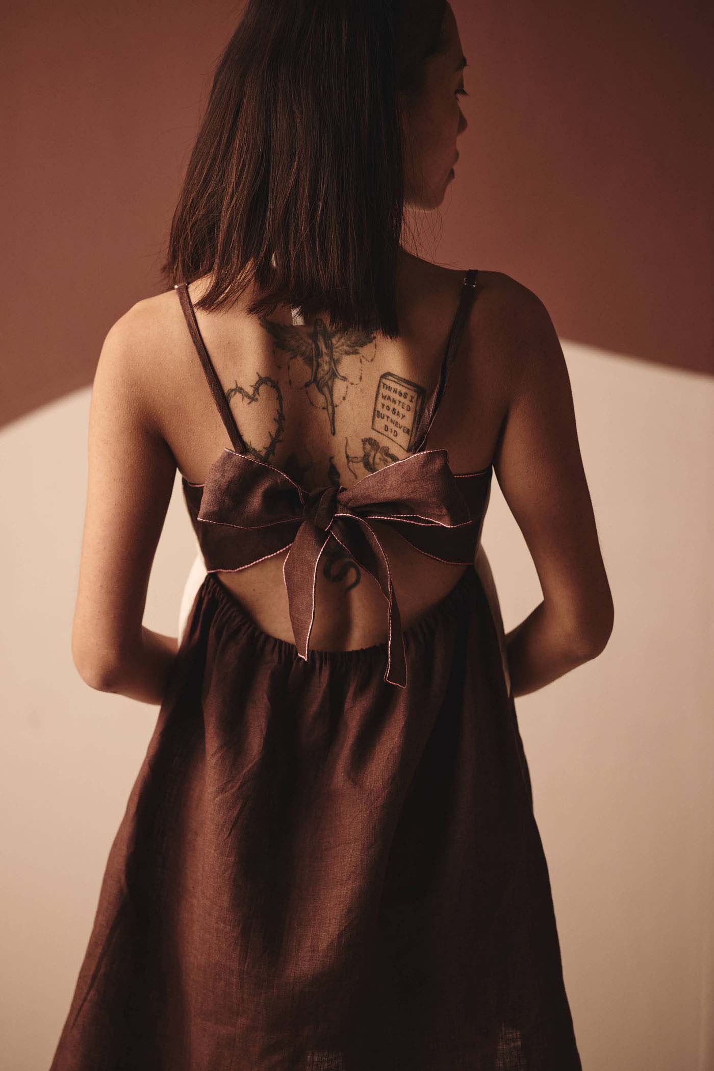 Zoe Tie-Up Dress