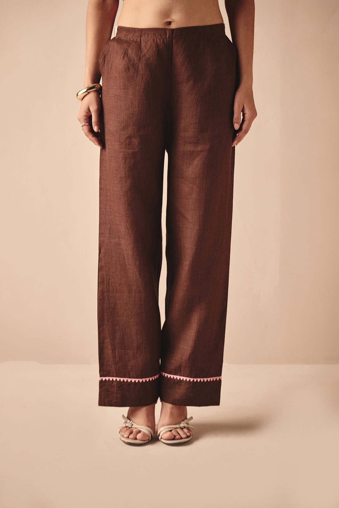 Eri Embroidered Pants