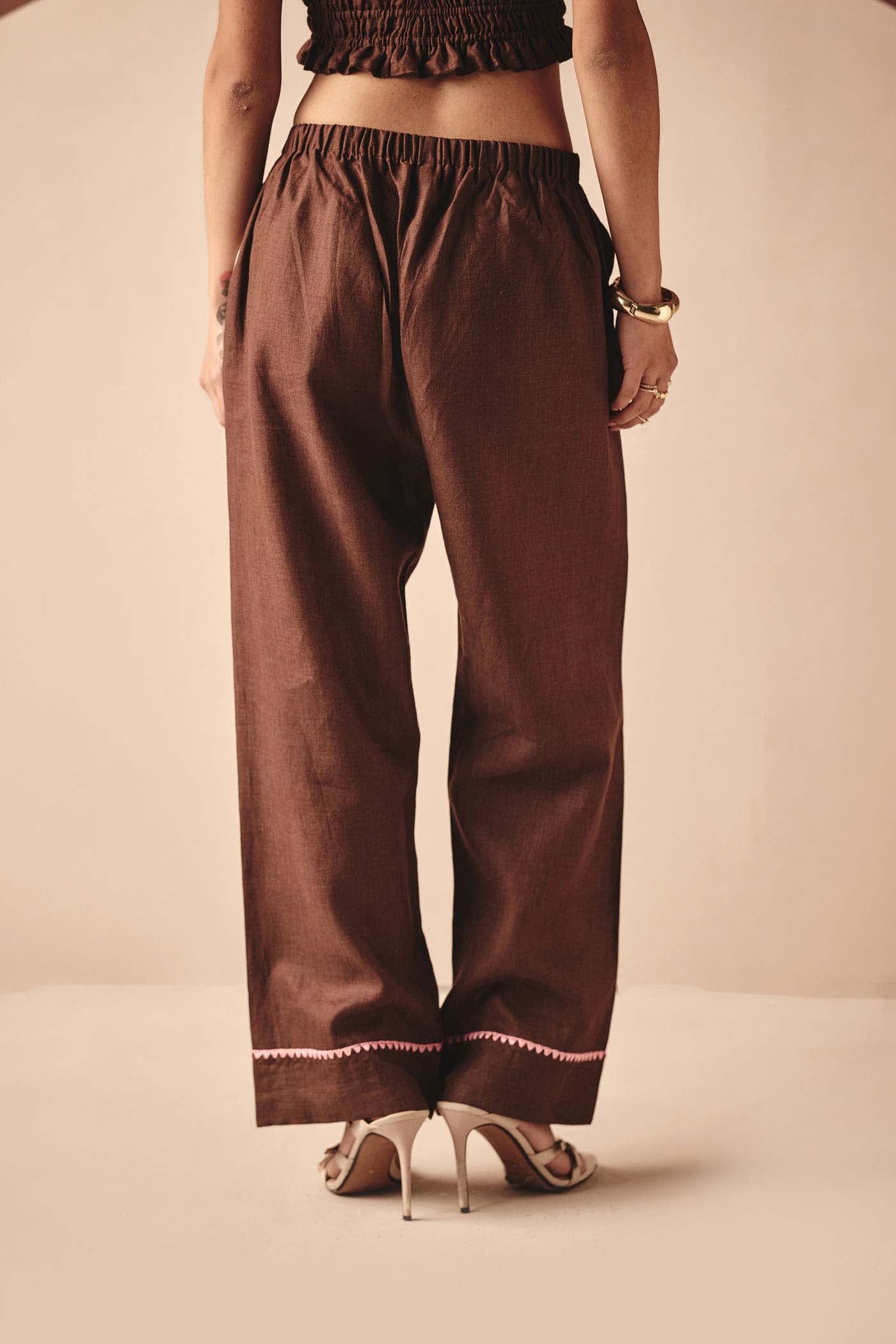 Eri Embroidered Pants