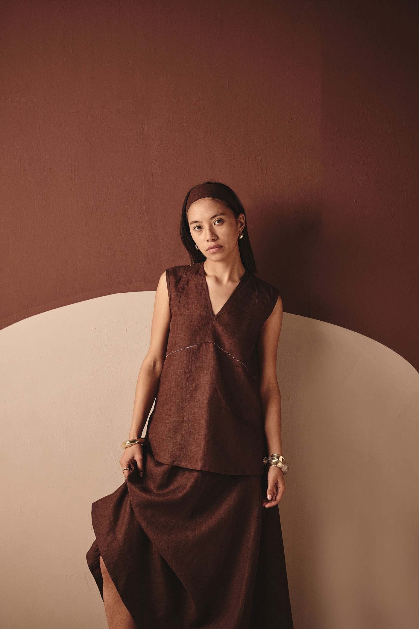 Roseline V-Neck Top