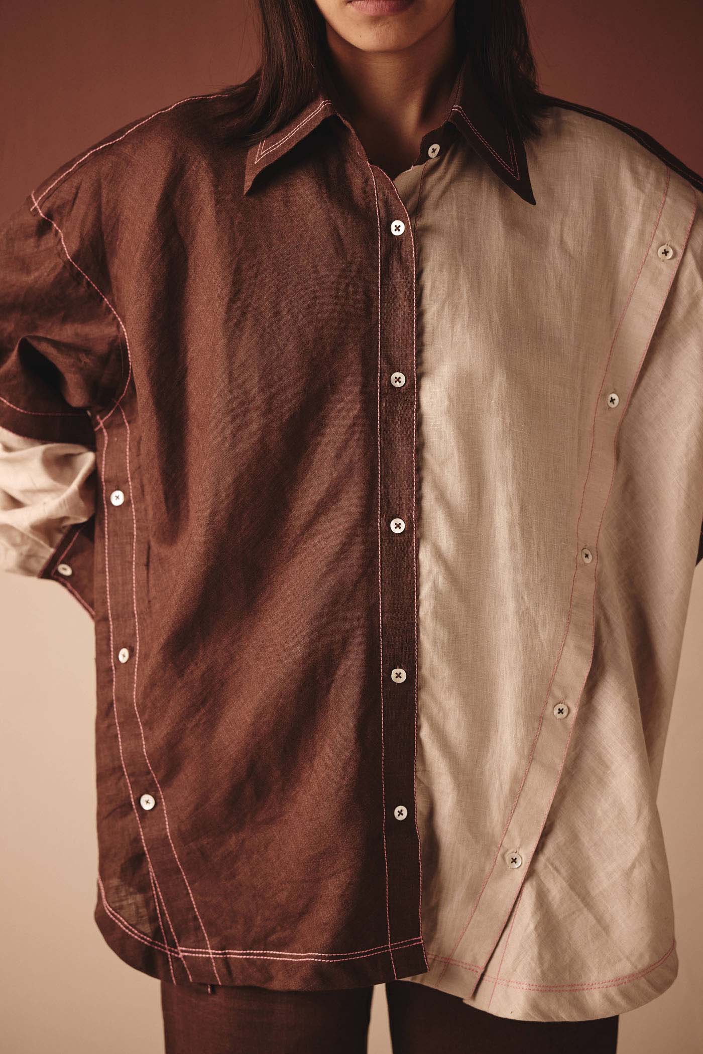 Kelly Bias Color Block Shirt