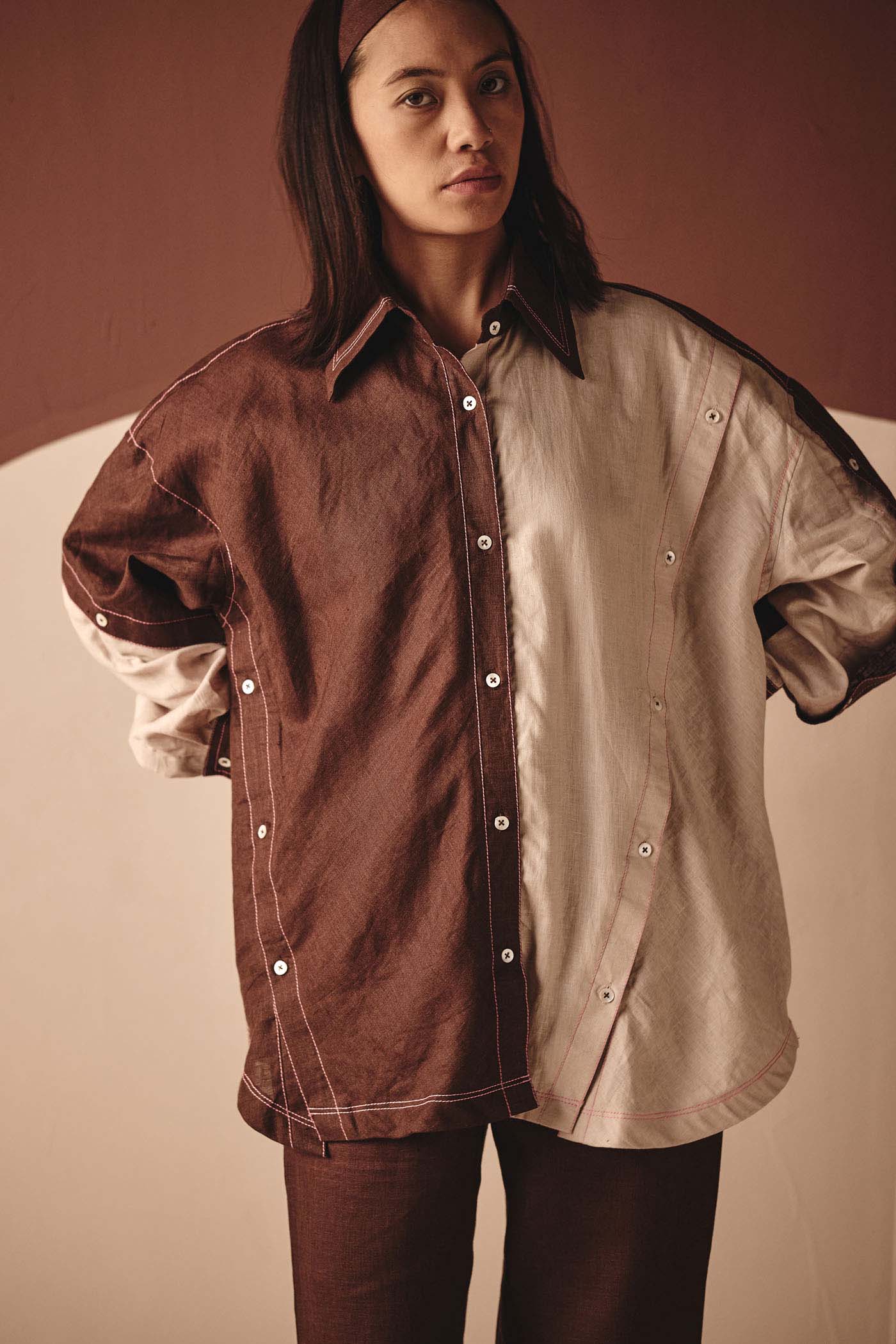 Kelly Bias Color Block Shirt
