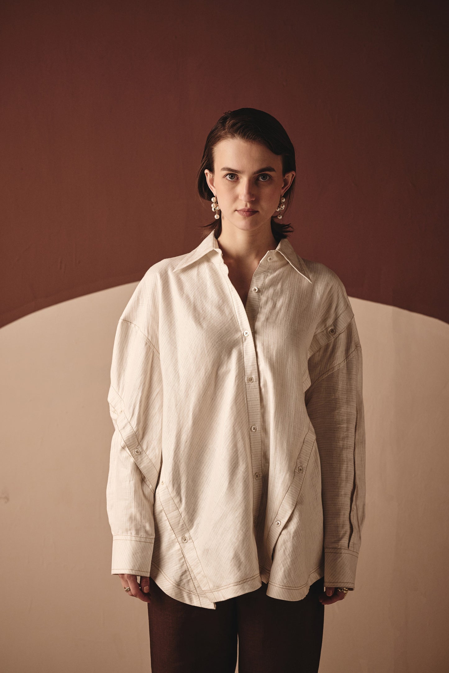 Kelly Bias Color Block Shirt
