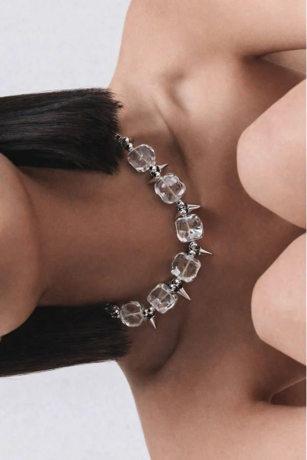 Spine statement necklace
