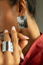 STARKE EARRINGS  Chrome