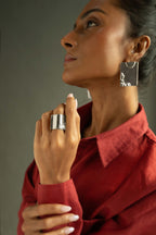 STARKE EARRINGS  Chrome