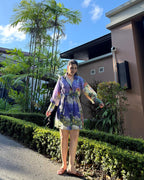 Sundown Dress in Coastal Serenade Print