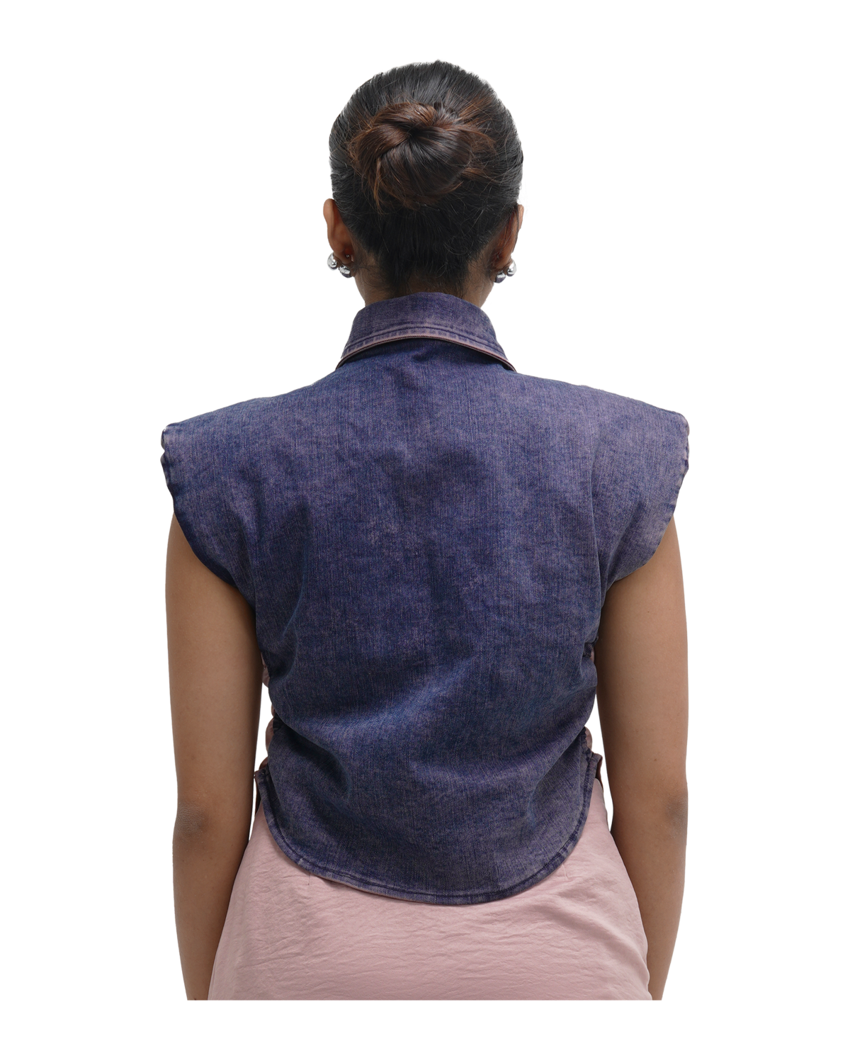 COWL FRAME TOP WITH RUCH HOUR SKIRT