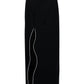 CURVE SKIRT- BLACK