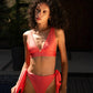 Tide Twister Top - Spicy Coral