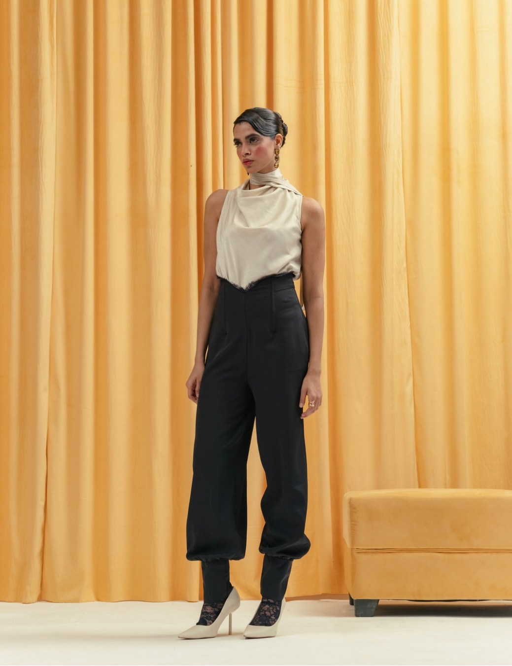 Noir Lace Trouser