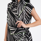 JUNGLE LEAF PRINT FRENCH WRAP LINEN COORD SET