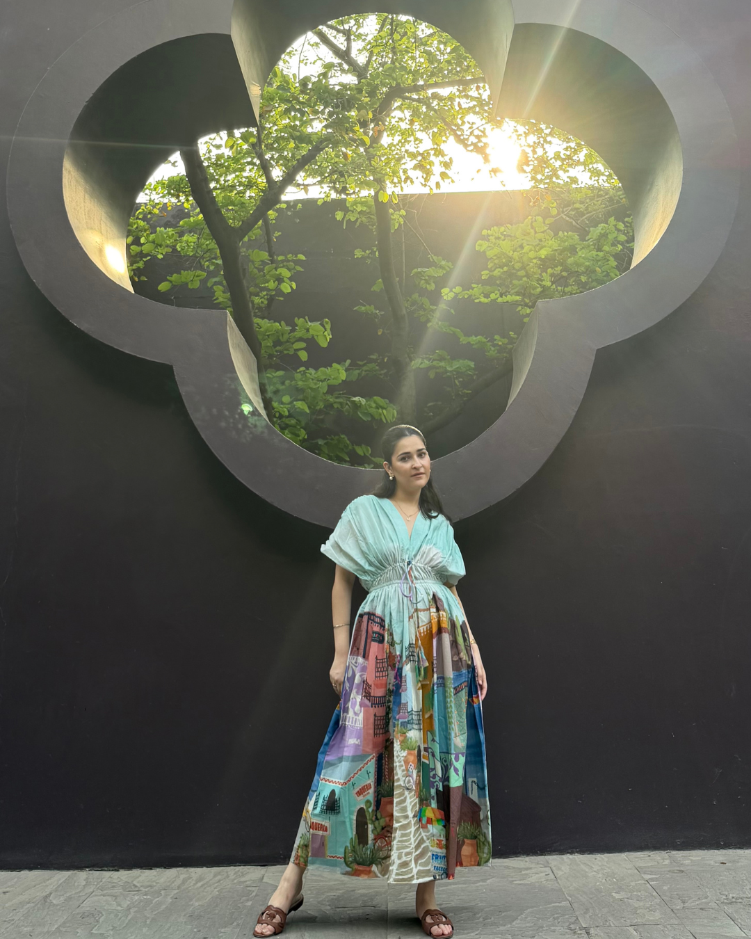 NIRVANA DRESS IN CASA PARADE PRINT