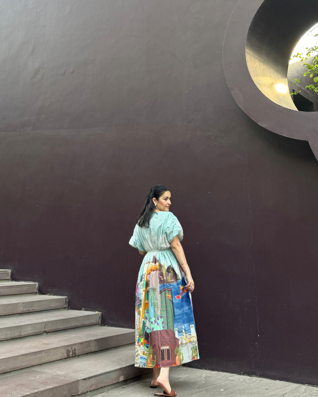 HIBISCUS DRESS IN CASA PARADE PRINT