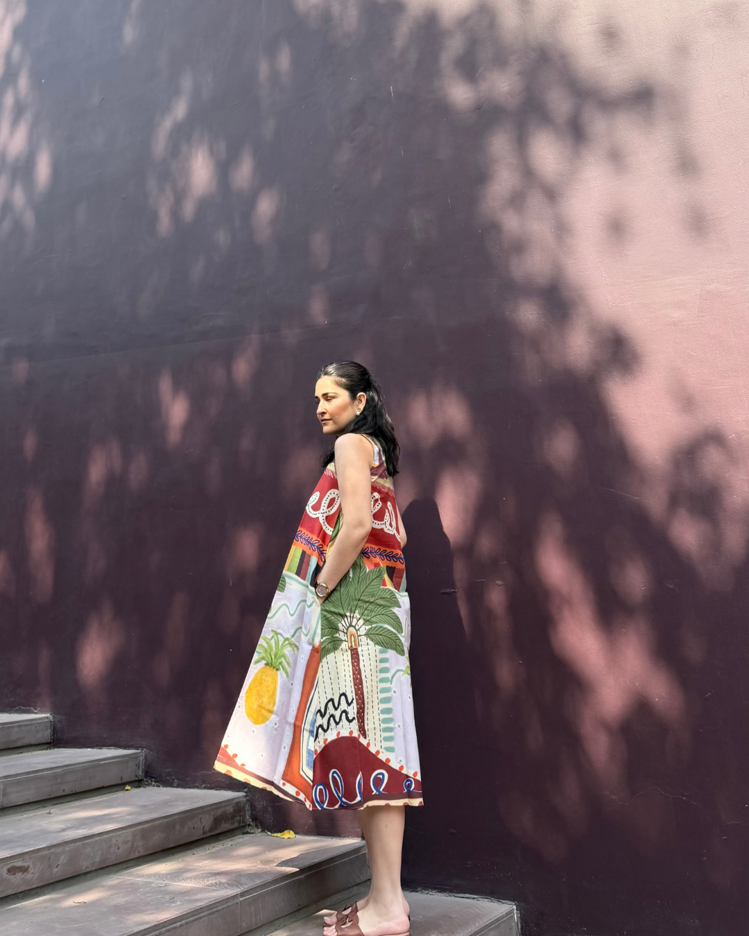 HIBISCUS DRESS IN ENCANTO PRINT
