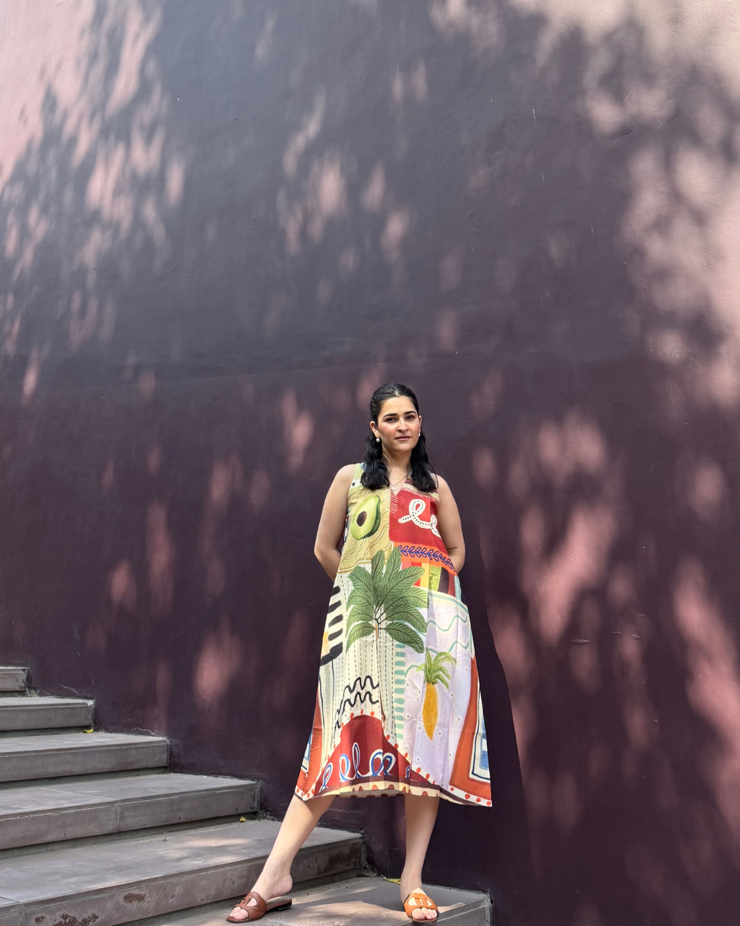 HIBISCUS DRESS IN ENCANTO PRINT