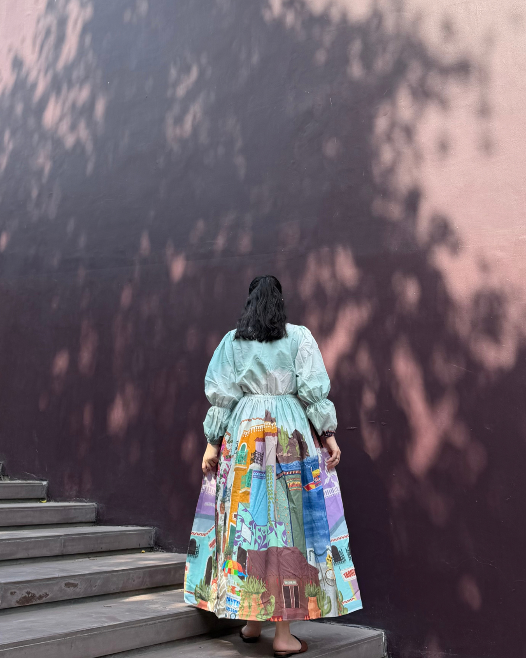 PETALIA DRESS IN CASA PARADE PRINT