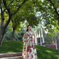 SOLANA SET IN SOL GARDEN PRINT (SANDSTONE)