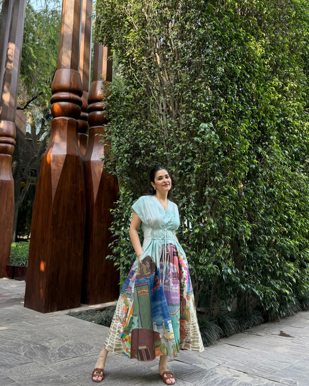 BONITA DRESS IN CASA PARADE PRINT