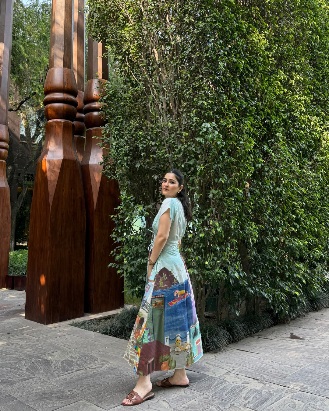 NIRVANA DRESS IN CASA PARADE PRINT
