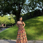 ISADORA DRESS IN CAMINO PRINT