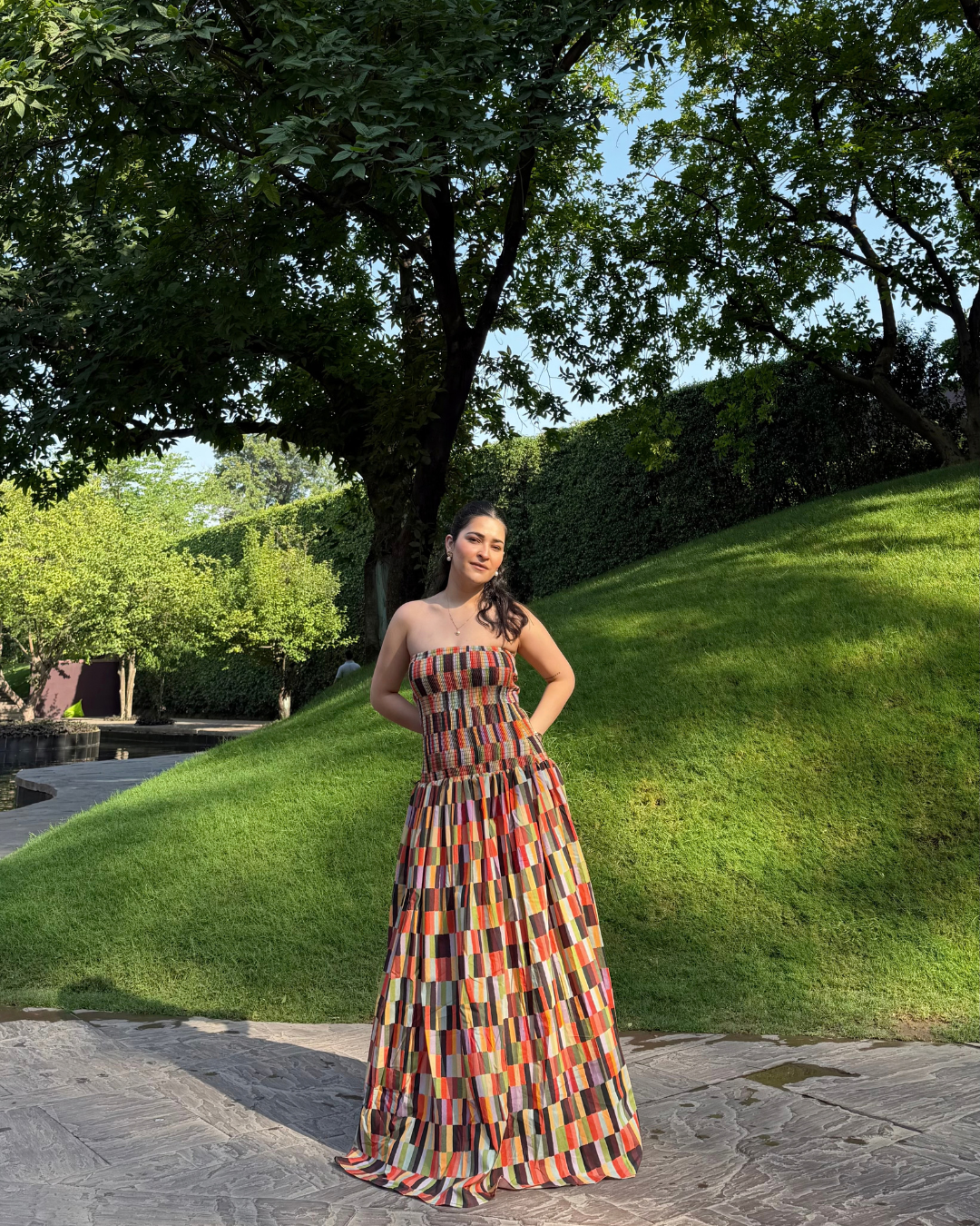 ISADORA DRESS IN CAMINO PRINT