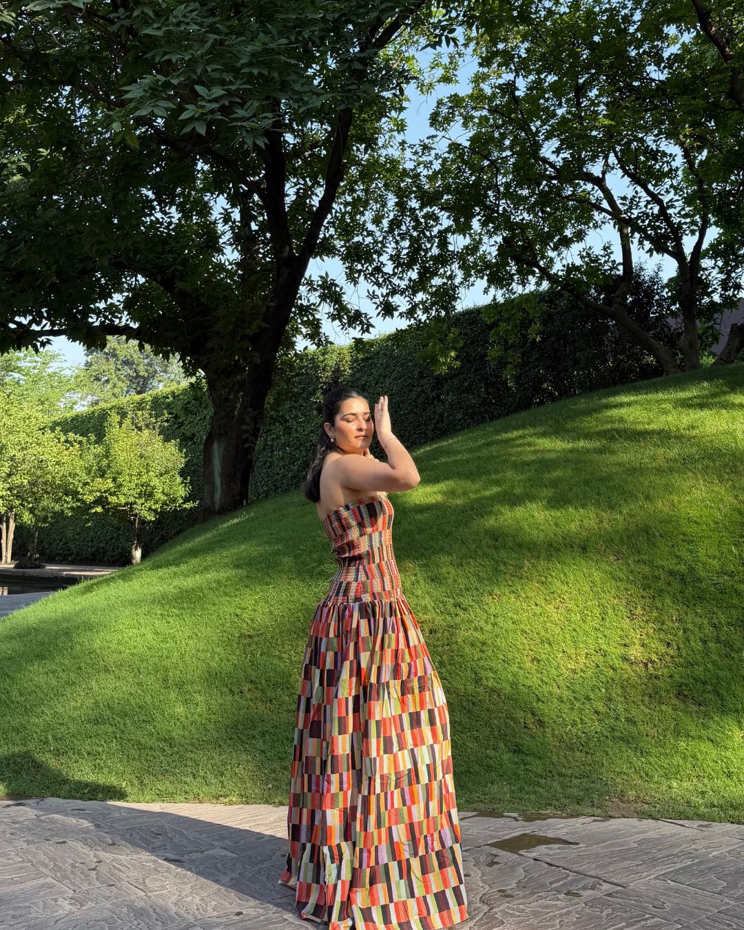 ISADORA DRESS IN CAMINO PRINT