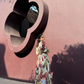 PETALIA DRESS IN SOL GARDEN PRINT (SANDSTONE)