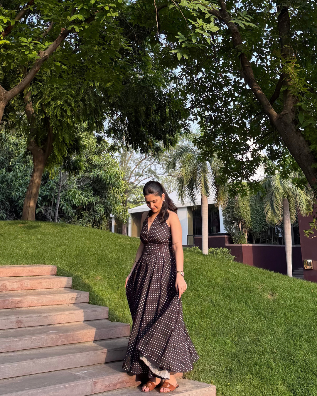SELVARA DRESS IN PERLA PRINT