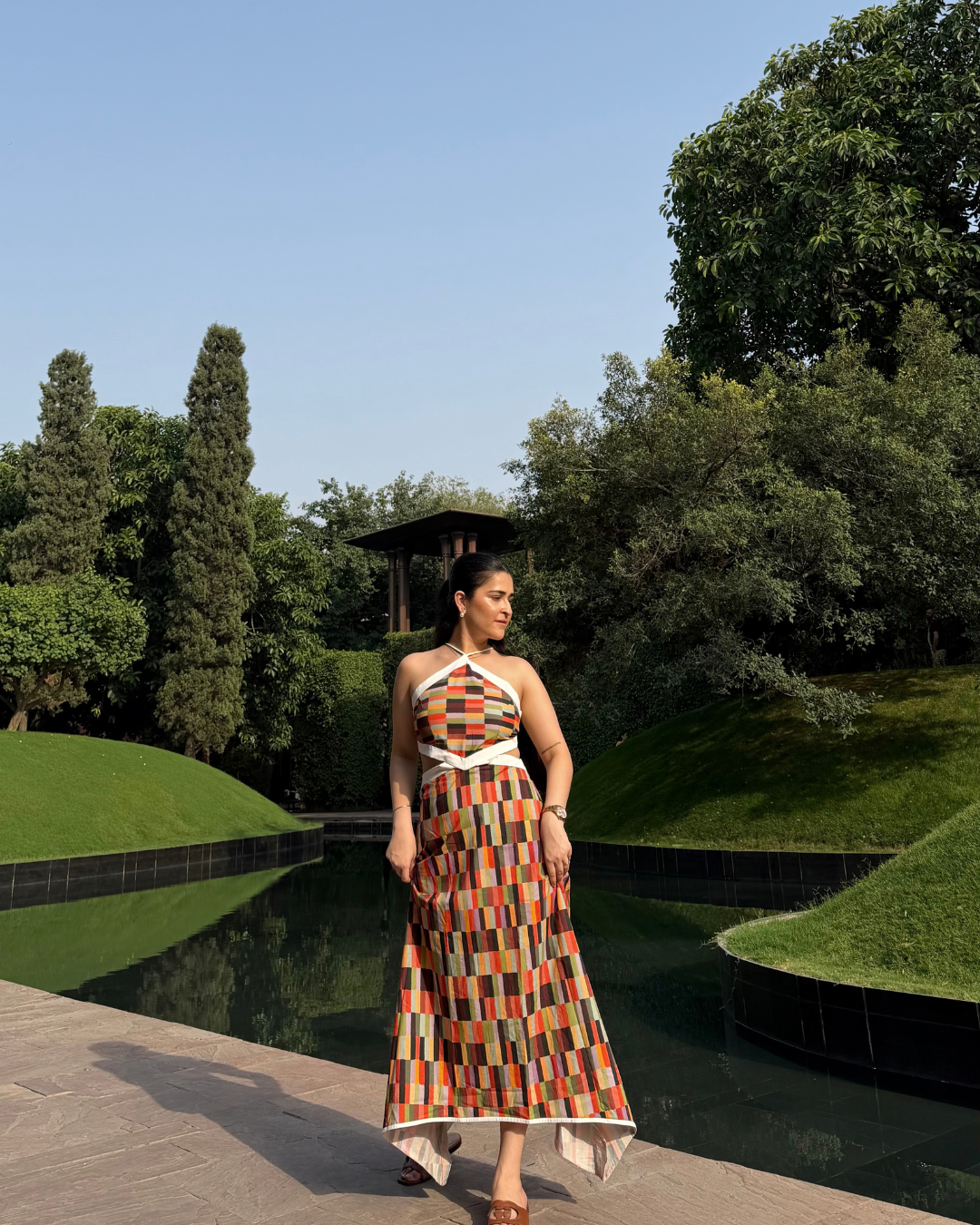 AALEYAH DRESS IN CAMINO PRINT