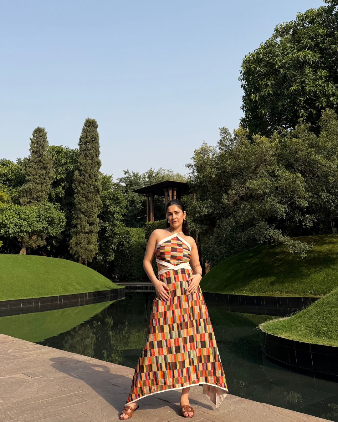 AALEYAH DRESS IN CAMINO PRINT