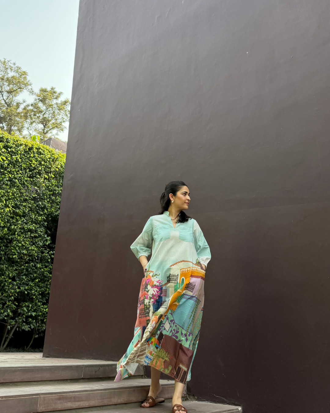 DORA DRESS IN CASA PARADE PRINT