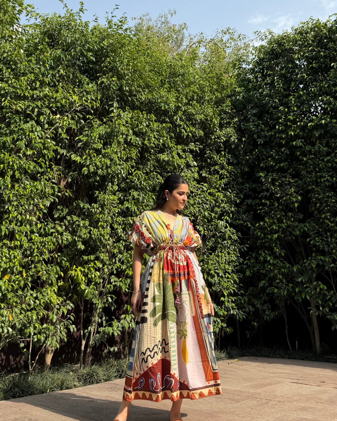 NIRVANA DRESS IN ENCANTO PRINT