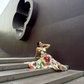 SELVARA DRESS IN SOL GARDEN PRINT (SANDSTONE)