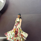 SELVARA DRESS IN SOL GARDEN PRINT (SANDSTONE)